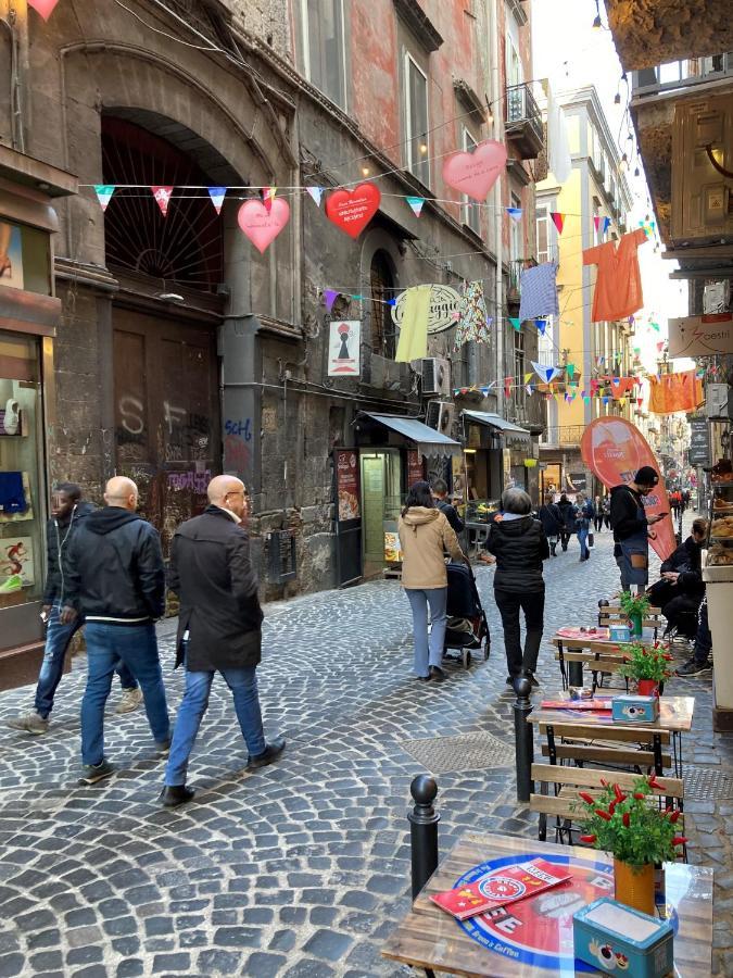 La Casa Blu Nel Cuore Storico Di Napoli Kültér fotó